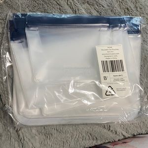 New Boon Supply Set of 5 Reusable Zip Pouches